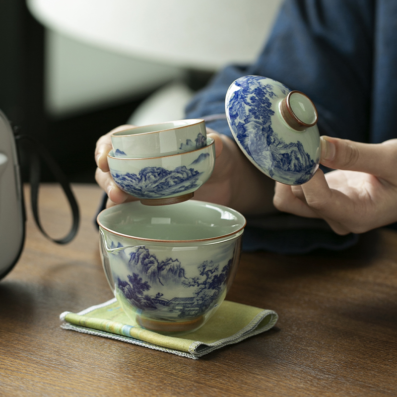 Xícara de chá de porcelana ret - Korean Tea Set avaliação e preço